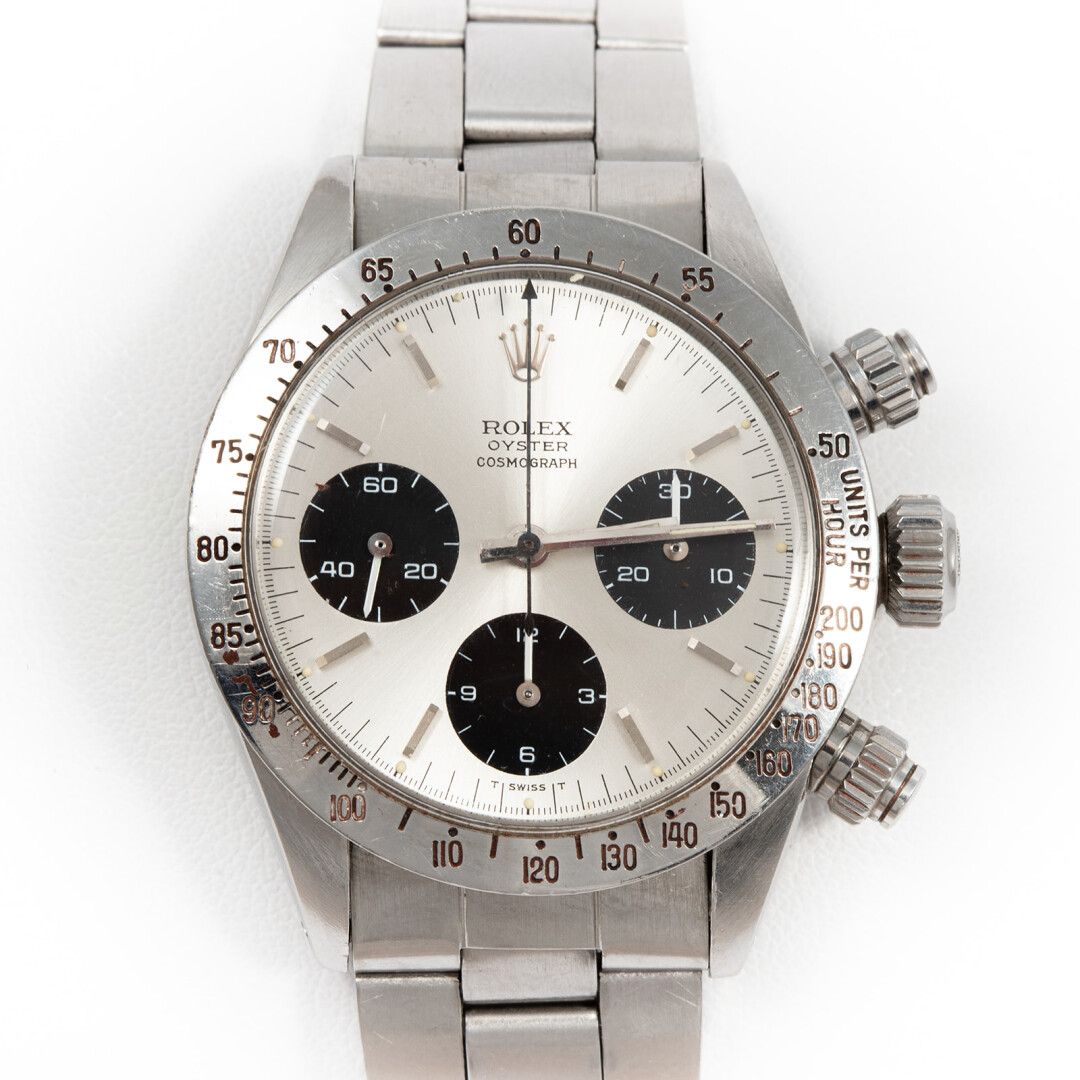 ROLEX Cosmograph Daytona ROLEX Cosmograph Daytona

ref 6265 

Case 37 mm, stainl&hellip;