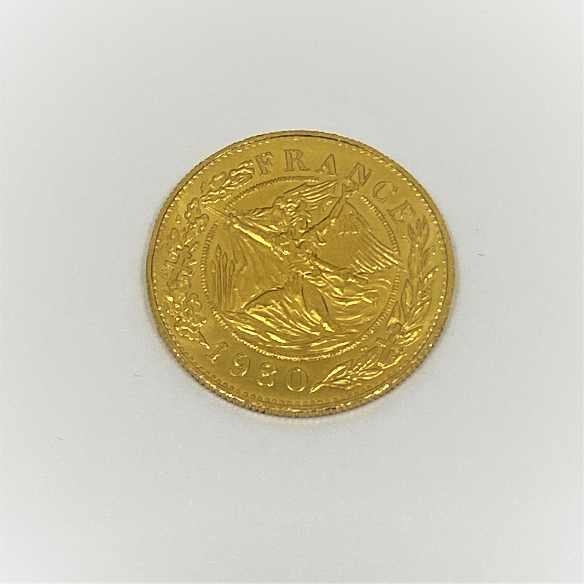 Null 
Pièce en or Monnaie de Paris 999.9% 1980