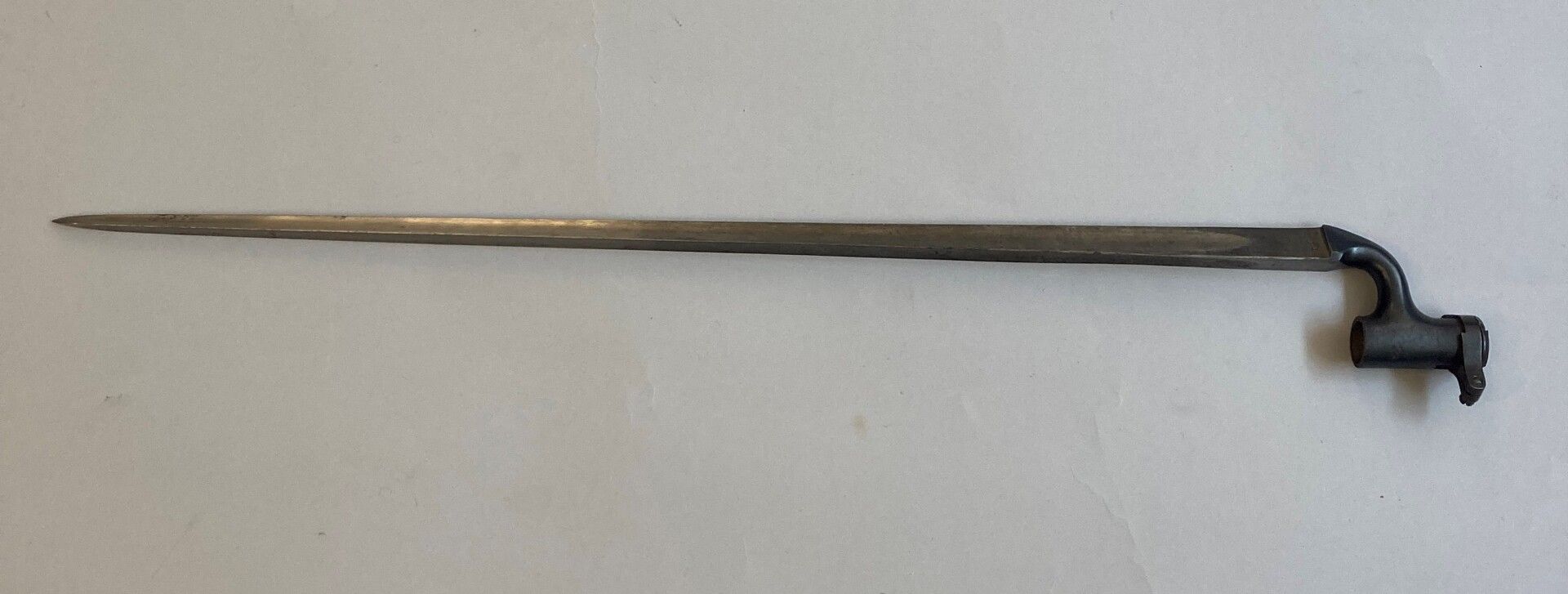 Null 马蒂尼亨利步枪1871型的英国套筒刺刀，印度制造。不带刀鞘 (1)