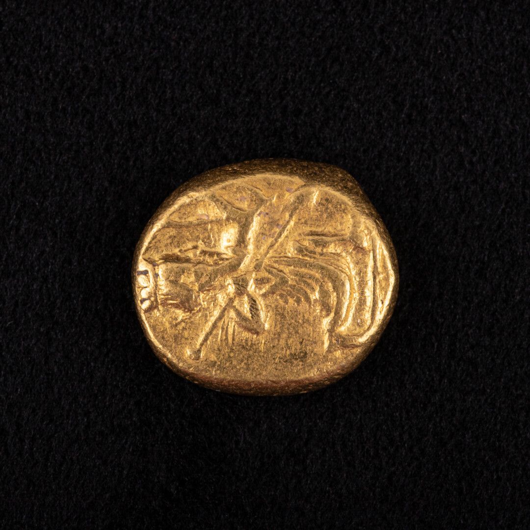 Null 阿赫梅尼德王国，从达里乌斯一世到谢尔西（-485-420）。

金达力

重量：8.25 g VG+。