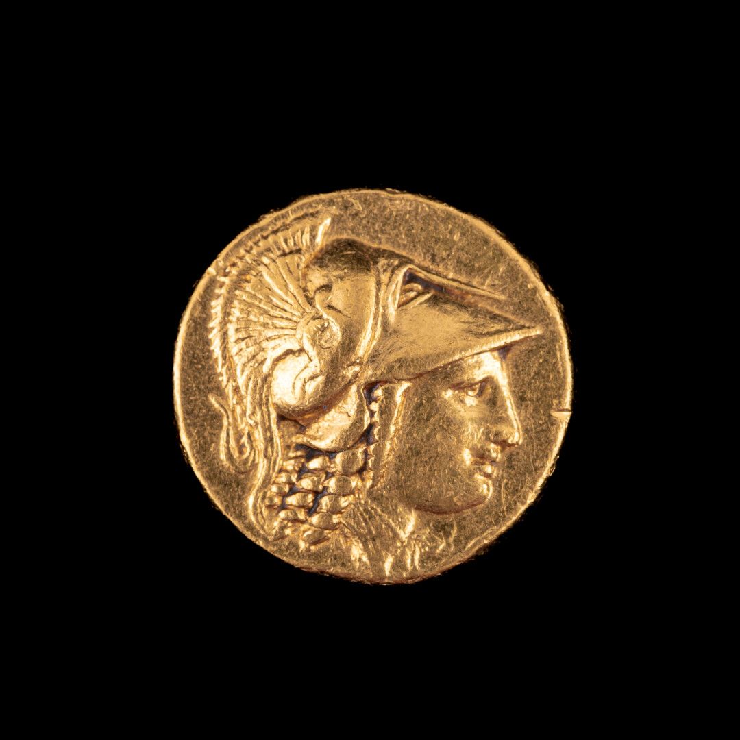 Null MAZEDOINA, ALEXANDRUS III. Der Große ( -336-323)

Goldene Statere 

A] Kopf&hellip;
