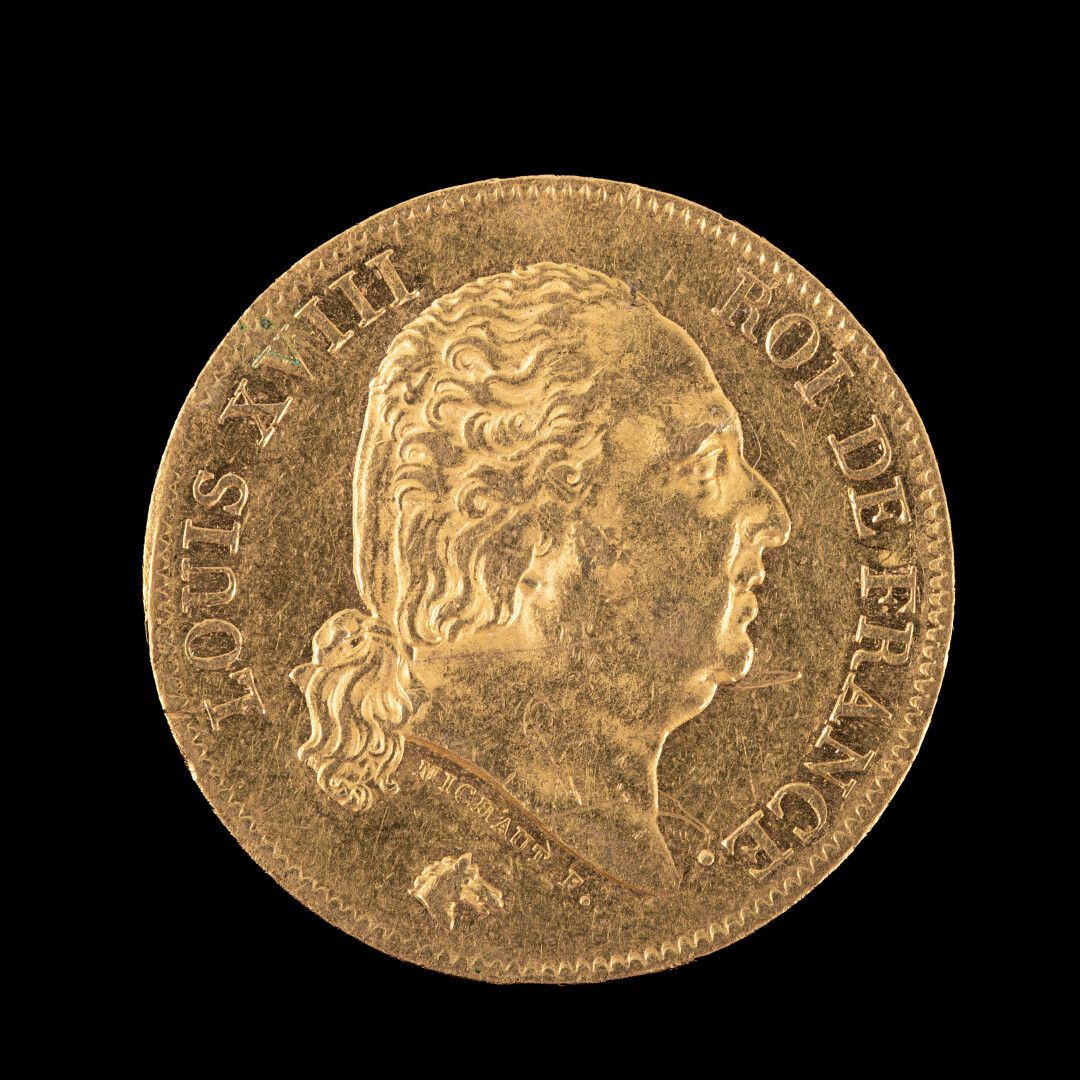 Null LOUIS XVIII 

40 Fr oro 

1816 A Parigi - TTB+.