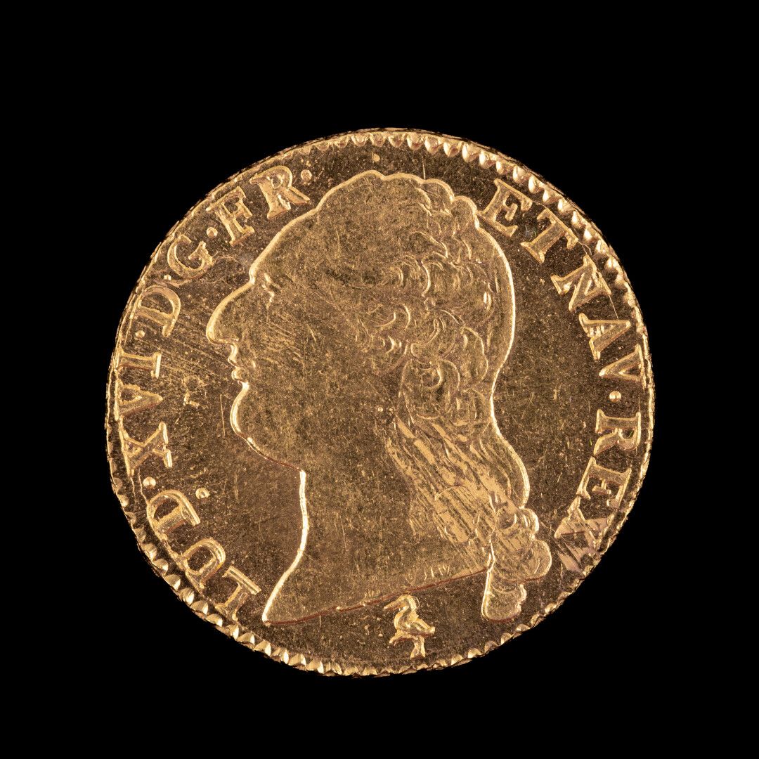 Null LOUIS XVI. 

Goldener Louis d'or mit nackter Büste 

1787 in Paris 

Gewich&hellip;