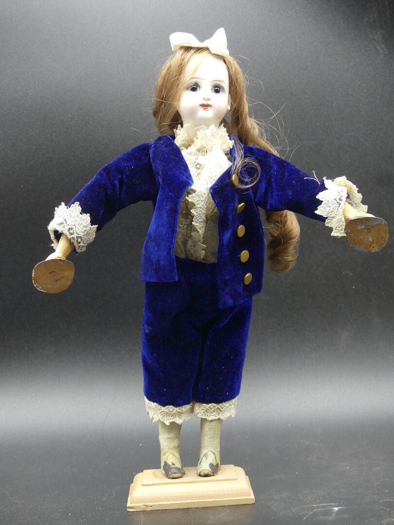 Null 
EDEN Bébé - Cymbal doll, impulse system playing cymbals, French porcelain &hellip;