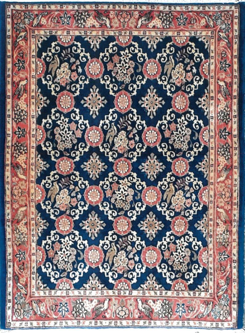 Null Teppich aus dem Iran - Herkunft Veramine, Motiv Mina kane.

Flor: Wolle. Ke&hellip;