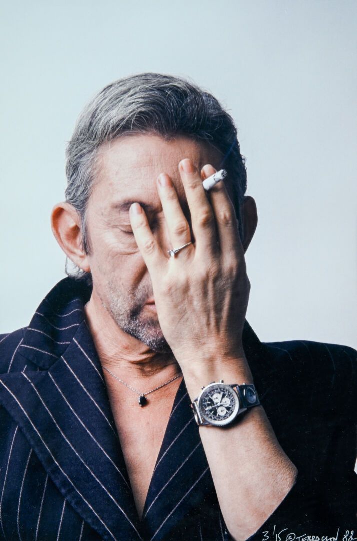 Null Pierre TERRASSON (1952)
Gainsbourg la main sur le visage
Tirage photographi&hellip;