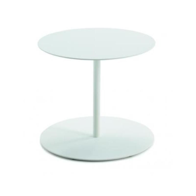 Null KETTAL, 对象边桌,

底座和底架以及桌面为铝制冰川冰25C

冰25C铝制框架

高：46厘米，深：58厘米