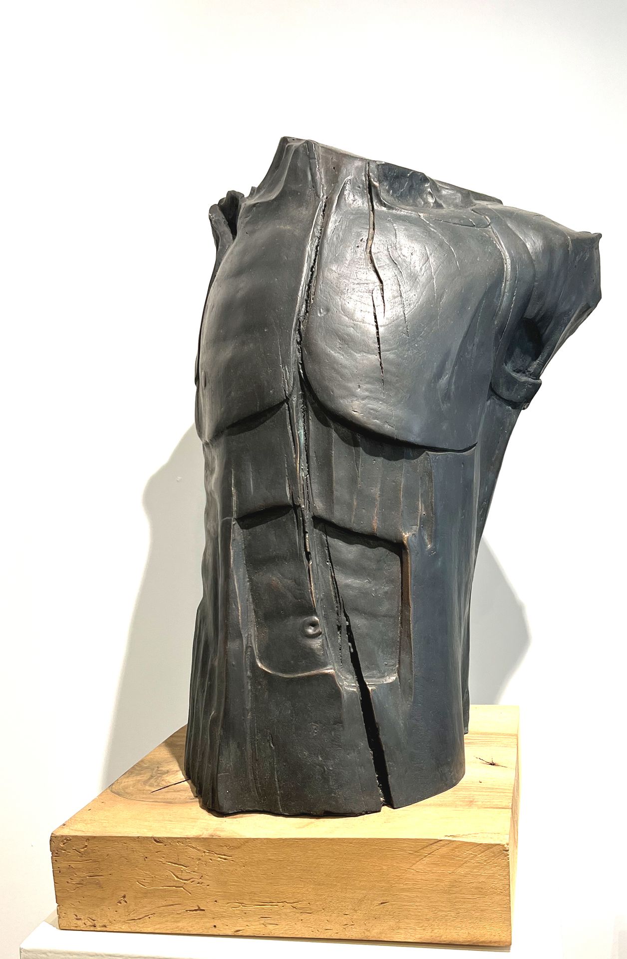 Null Christian ODDOUX (1947-2022), "Gladiatore", 1995, bronzo patinato, H: 58 cm&hellip;