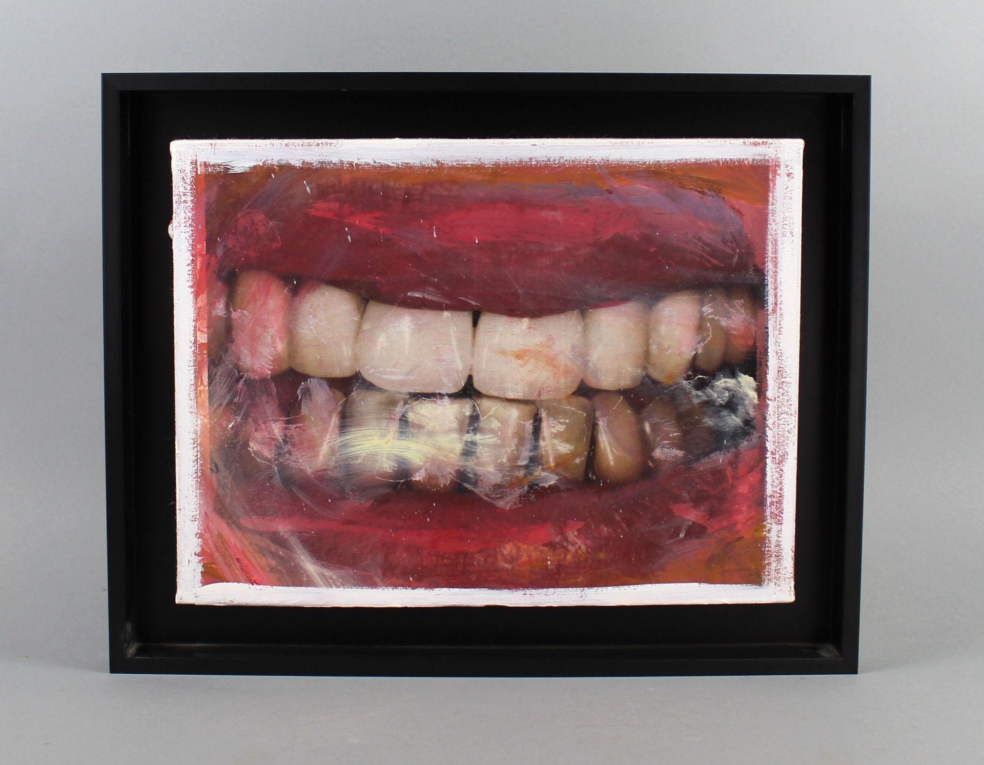 Null Philippe PASQUA (1965) "Untitled" (smile) n° 20, 1998, Mixed media paper pa&hellip;