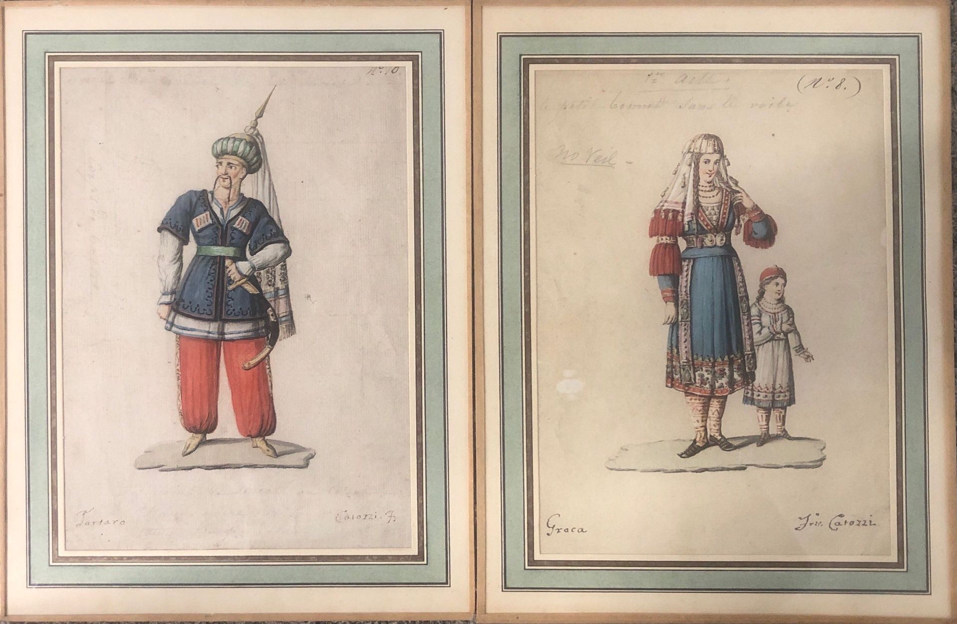Null Pair of drawings of theatrical costumes.

Grace and Tartaro. Two watercolor&hellip;