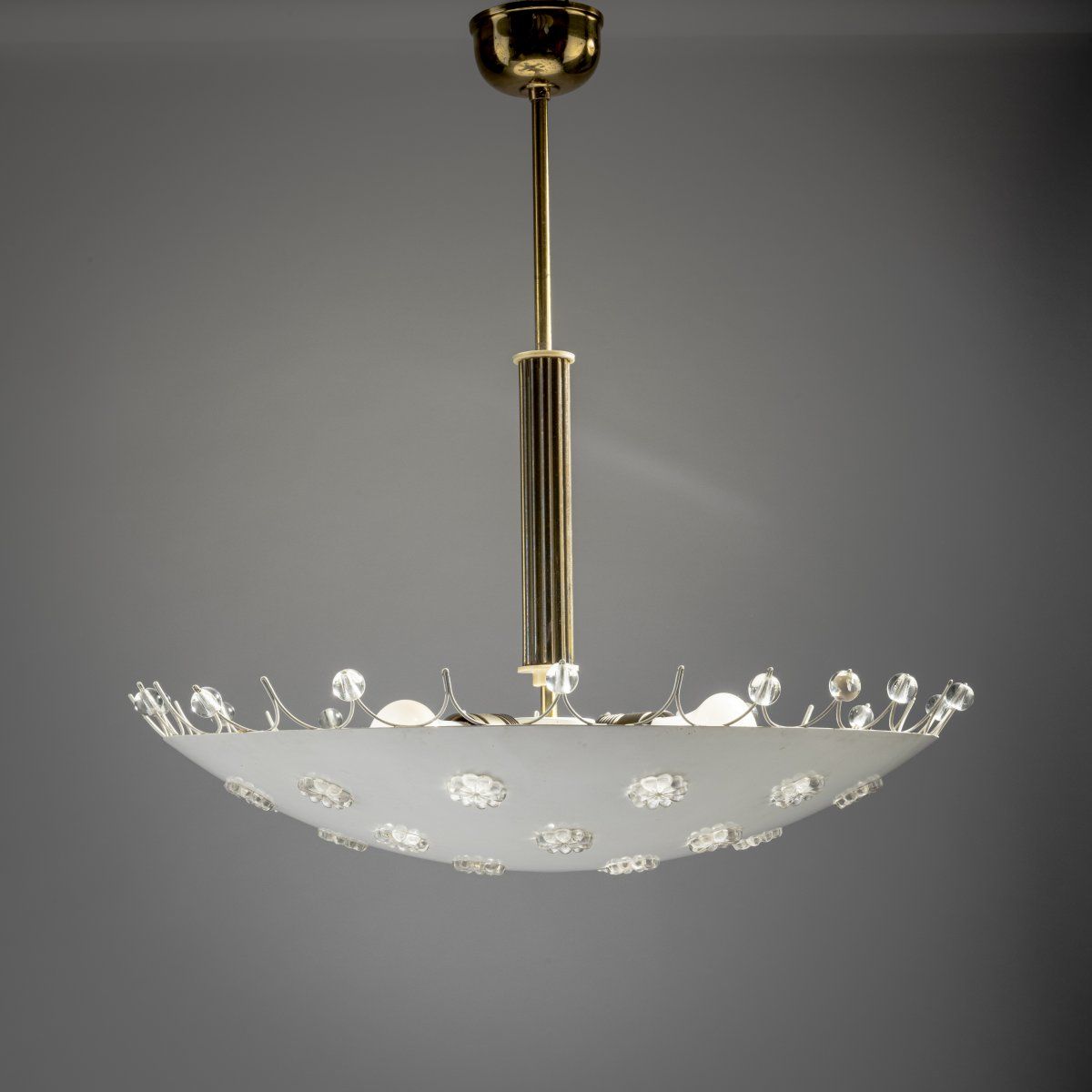 Null Emil Stejnar (style), Ceiling light, 1950s, H. 48 cm, D. 49.5 cm. Made by A&hellip;