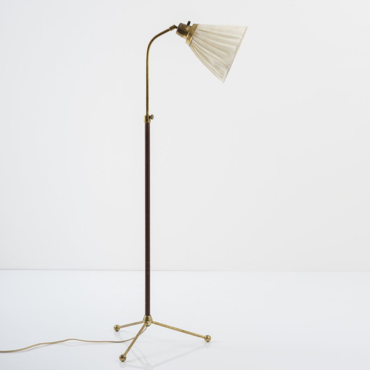 Null Hans Bergström, '545' floorlamp, 1940s, H. 120 - 153 cm, D. 22 cm. Made by &hellip;