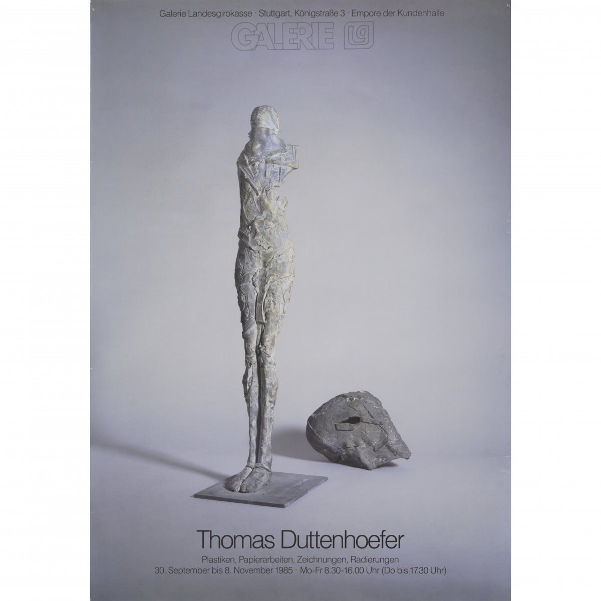 Null Thomas Duttenhoefer (1950 Speyer), 'Kleiner Lazarus', 1986, in biscuit, par&hellip;