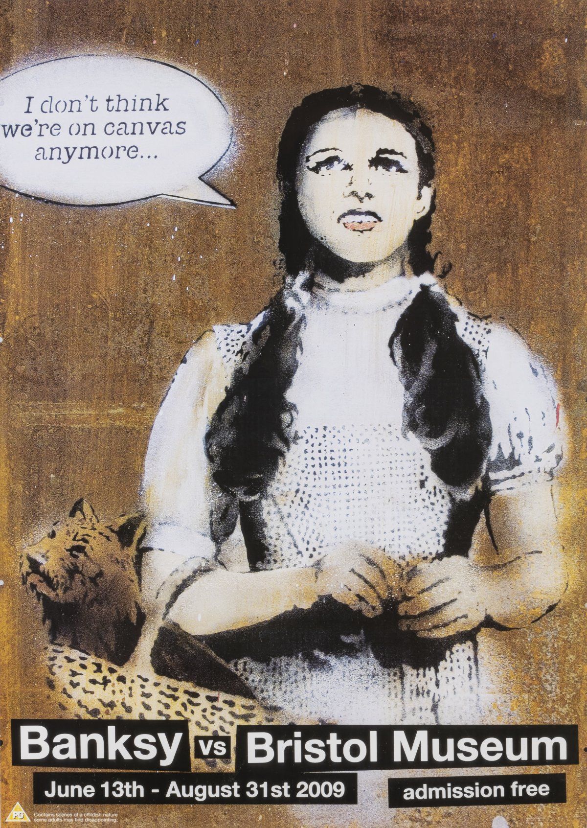 Null Banksy (lebt in Bristol), "Banksy vs Bristol Museum - Ich glaube, wir sind &hellip;