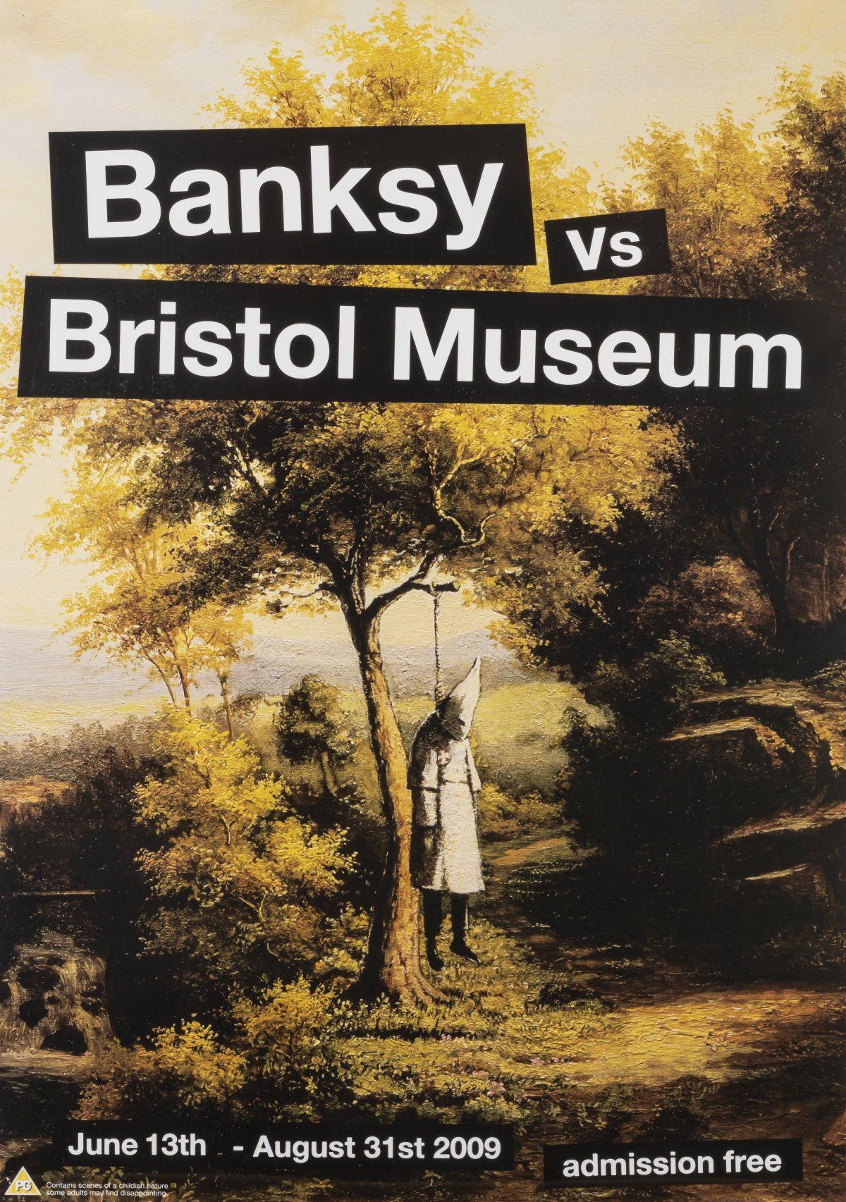 Banksy (vit à Bristol), 'Banksy vs Bristol Museum - Hanging Klansman', 2009, Aff&hellip;