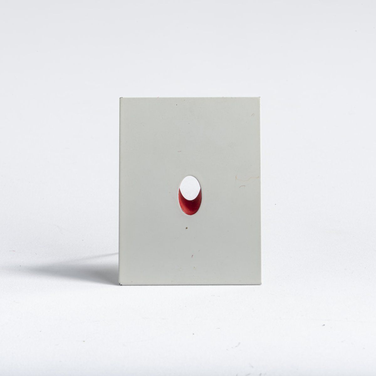 Null Otto Künzli (1948 Zurich - lives in Munich), 'Rotes Loch' brooch, 2006, Sil&hellip;