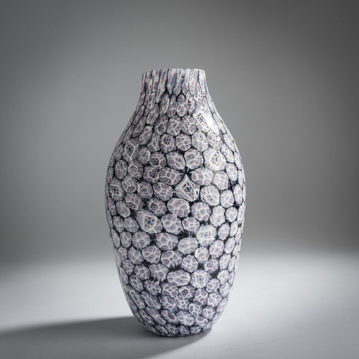 Ermanno Toso, 'Terrazzo' vase, 1964, Oval, slightly arch… | Drouot.com