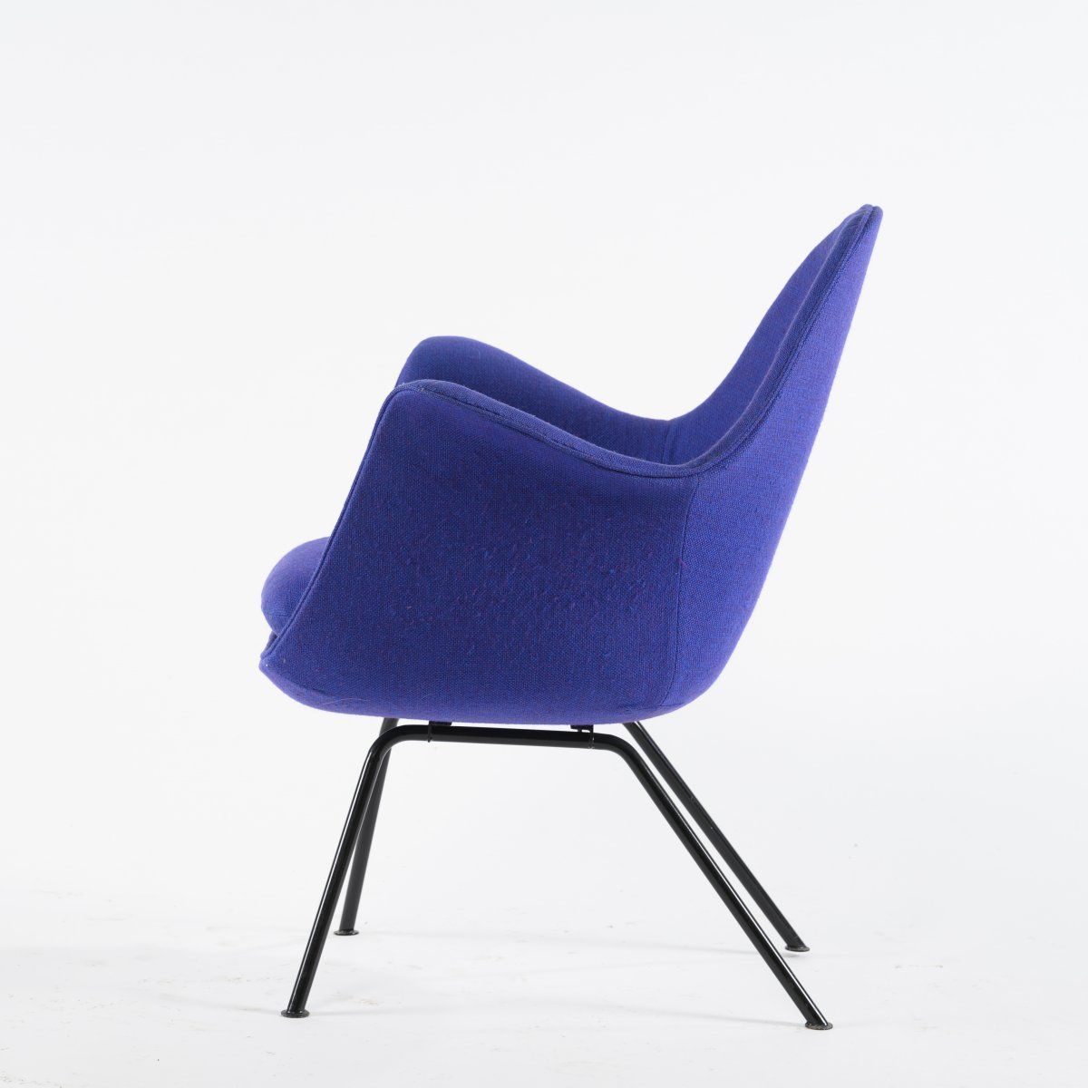Null 汉斯-乔治-贝尔曼，"Sitwell "扶手椅，1955/56，高87 x 70 x 69厘米。由Strässle Sons公司制造，Kirchber&hellip;