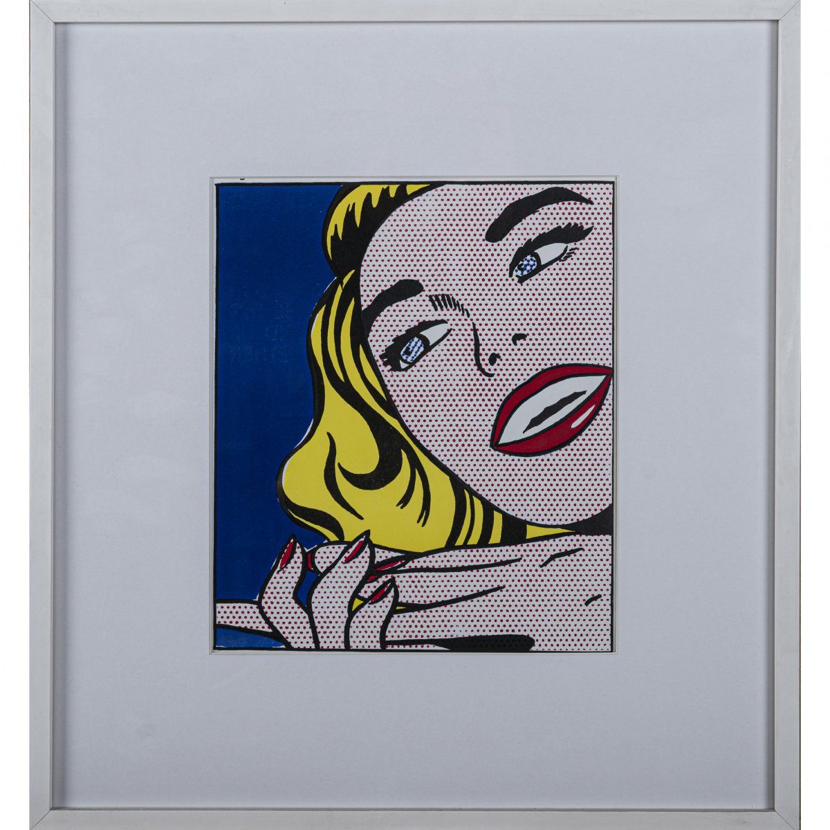 Null Roy Lichtenstein (1923 New York - 1997 ibid), 'Girl' from 'One Cent Life', &hellip;