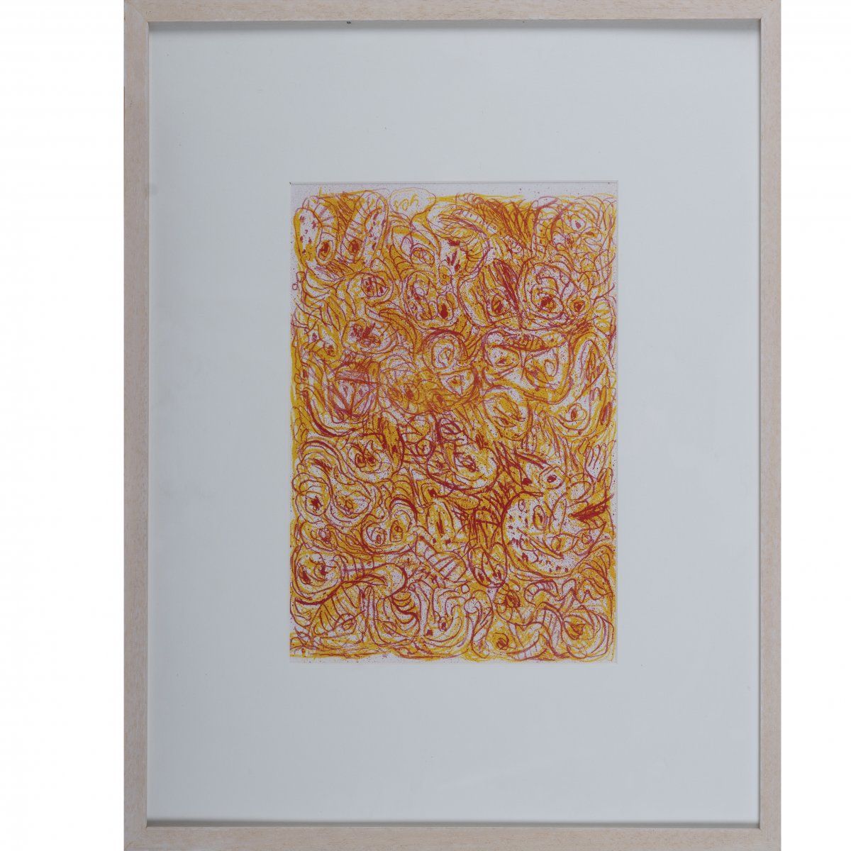 Null 皮埃尔-阿勒钦斯基（1927年，布鲁塞尔，现居法国），《无题》选自《一分钱的生活》，1964年，彩色平版画，编织纸。38.0 x 26.0厘米（垫子剪&hellip;