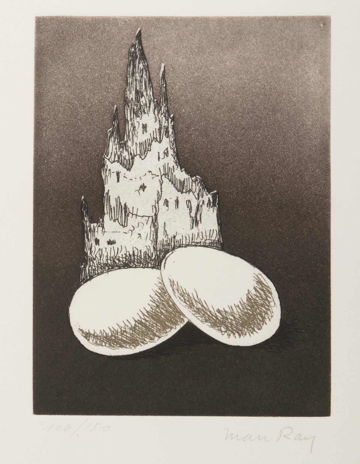 Null Man Ray (1890 Filadelfia, PA - 1976 París), 'Electro-Magie, catedral', 1969&hellip;