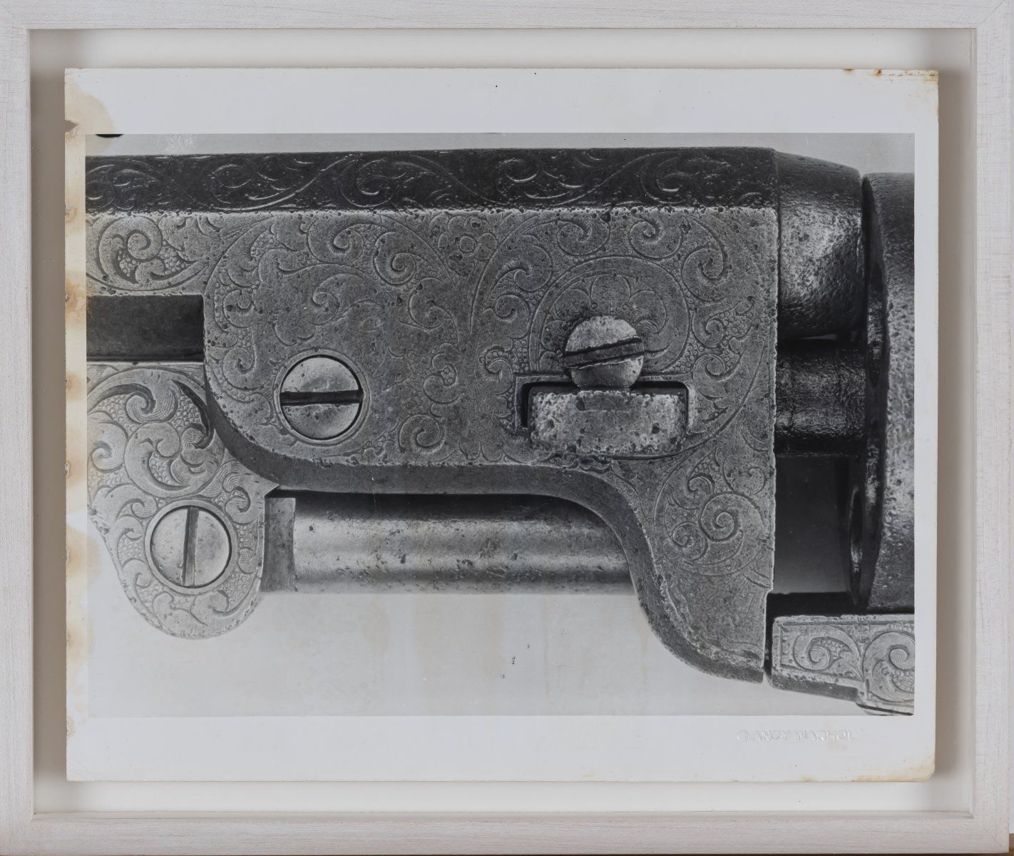 Null 安迪-沃霍尔（1928年宾夕法尼亚州匹兹堡-1987年纽约），《柯尔特型牛仔左轮枪》，1960/1970年代，明胶银印刷在摄影纸上。21.0 x 25&hellip;