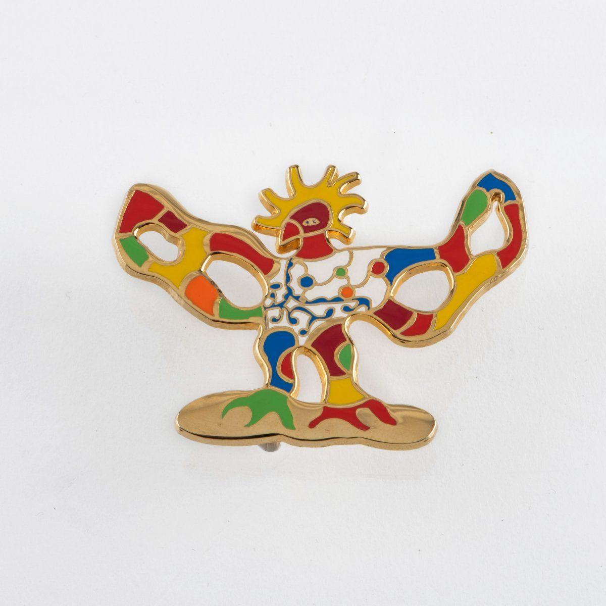 Null Niki de Saint Phalle (1930 Neuilly-sur-Seine - 2002 La Jolla, CA), Broche/p&hellip;