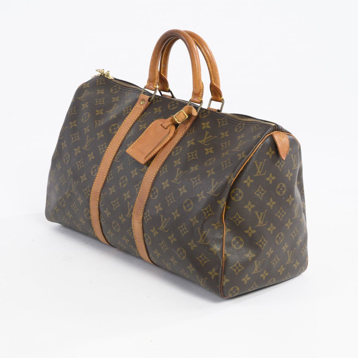 Null Louis Vuitton, Paris, 'Keepall 45' travel bag, 1990, Coated canvas with mon&hellip;