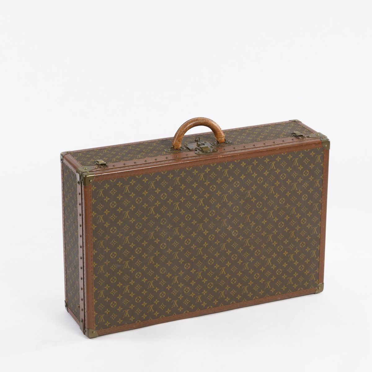Null Louis Vuitton, Asnières-sur-Seine, Suitcase, 1960s, Vinyl-soaked cotton fab&hellip;