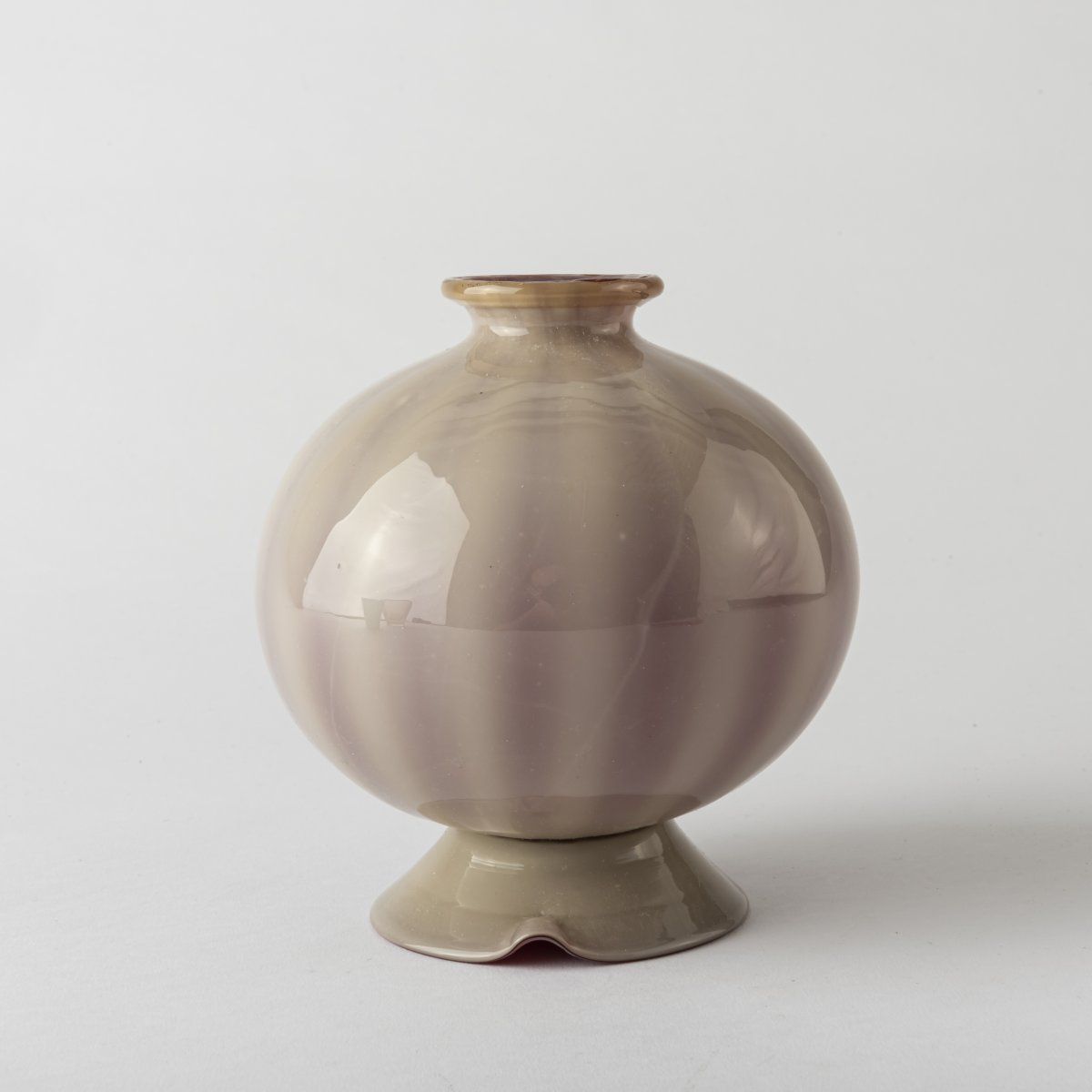 Null Barovier Seguso Ferro, Murano, 'Incamitiato' Vase / Leuchter, um 1936, H. 1&hellip;