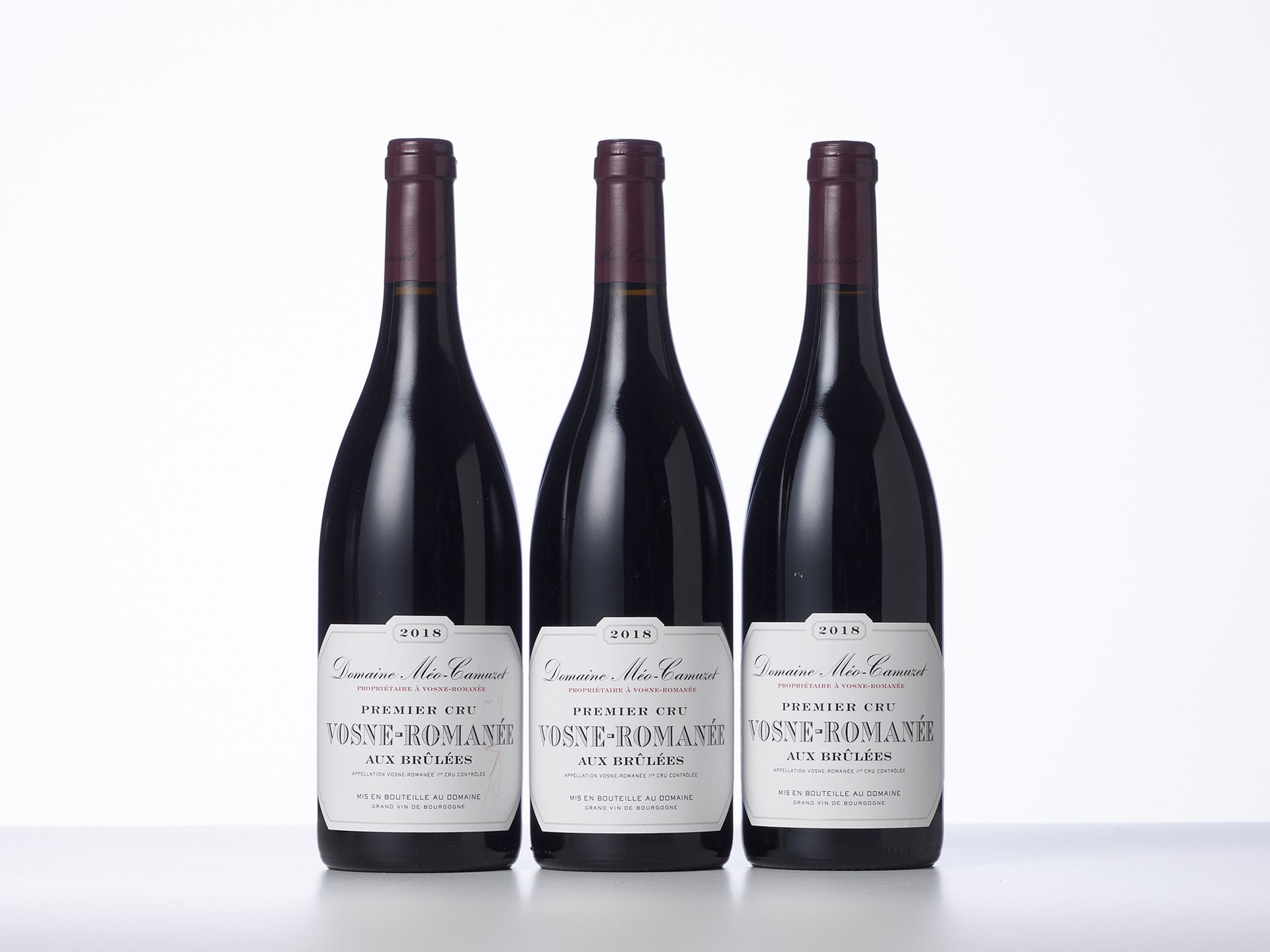 Null 3 Bouteilles VOSNE-ROMANEE AUX BRULEES (1° Cru) 

Année : 2018 

Appellatio&hellip;