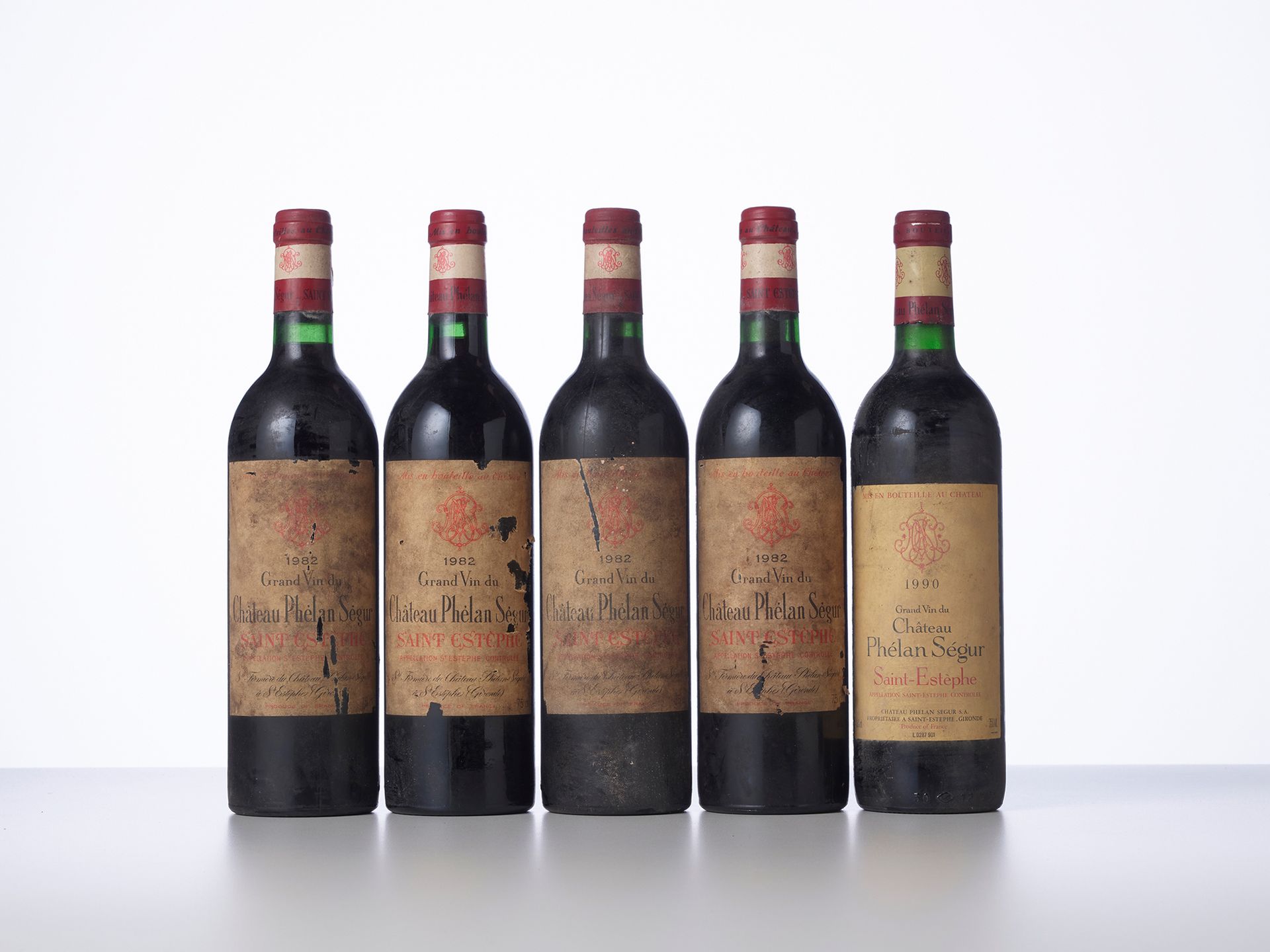 Null 4 Bottles CHÂTEAU PHELAN-SEGUR 

Year : 1982 

Appellation : Saint-Estèphe &hellip;