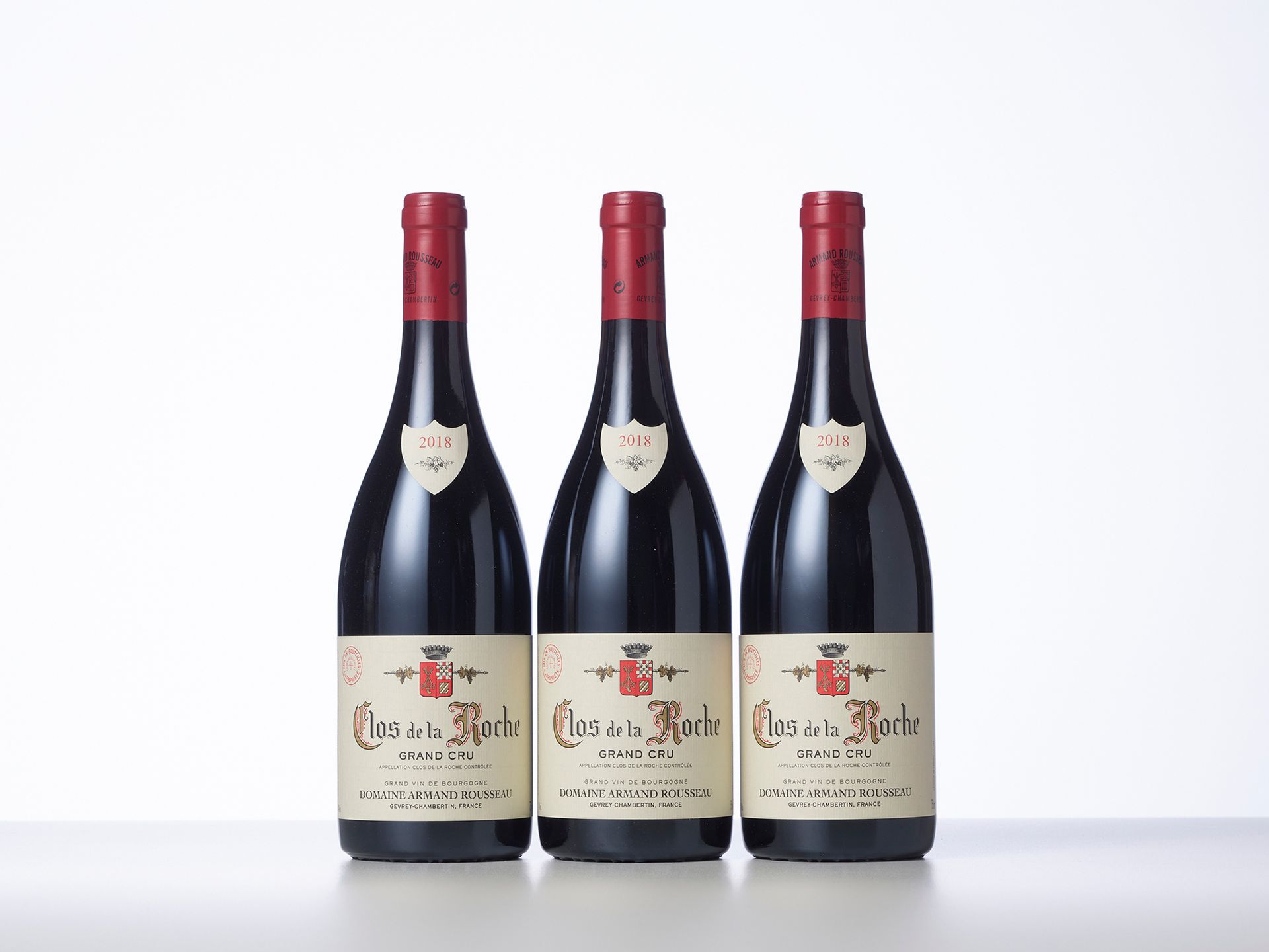 Null 3瓶CLOS DE LA ROCHE (Grand Cru) 

年份 : 2018 

产区：Domaine Armand Rousseau