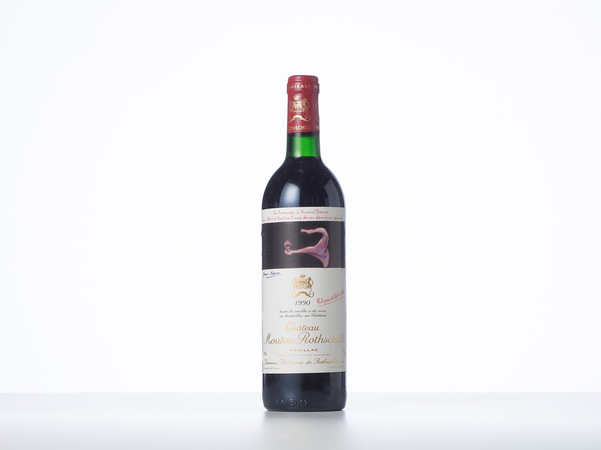 Null 1 Bouteille CHÂTEAU MOUTON ROTHSCHILD 

Année : 1990 

Appellation : GCC1 P&hellip;