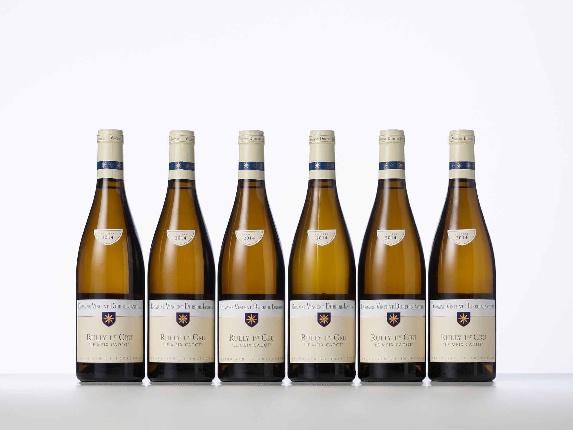 Null 6瓶RULLY LE MEIX CADOT白葡萄酒（1° Cru）。 

年份：2014年 

产区：Domaine Vincent Dureuil-&hellip;