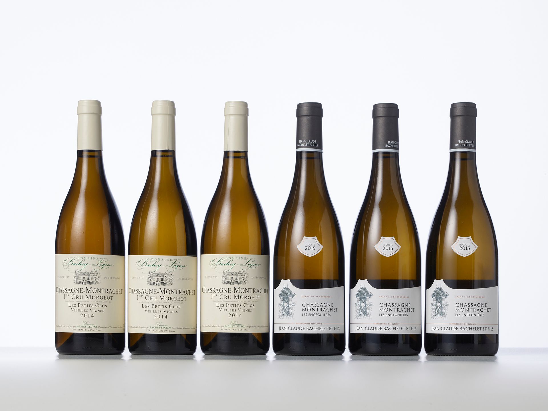 Null 3 Bouteilles CHASSAGNE-MONTRACHET MORGEOT LES PETITS CLOS VIELLES VIGNES Bl&hellip;