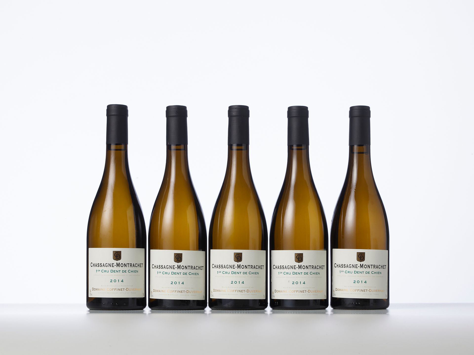 Null 5瓶夏萨格兰-蒙塔榭-丹特-德-钱白葡萄酒（1° Cru） 

年份：2014年 

酒庄名称：Domaine Coffinet-Duvernay