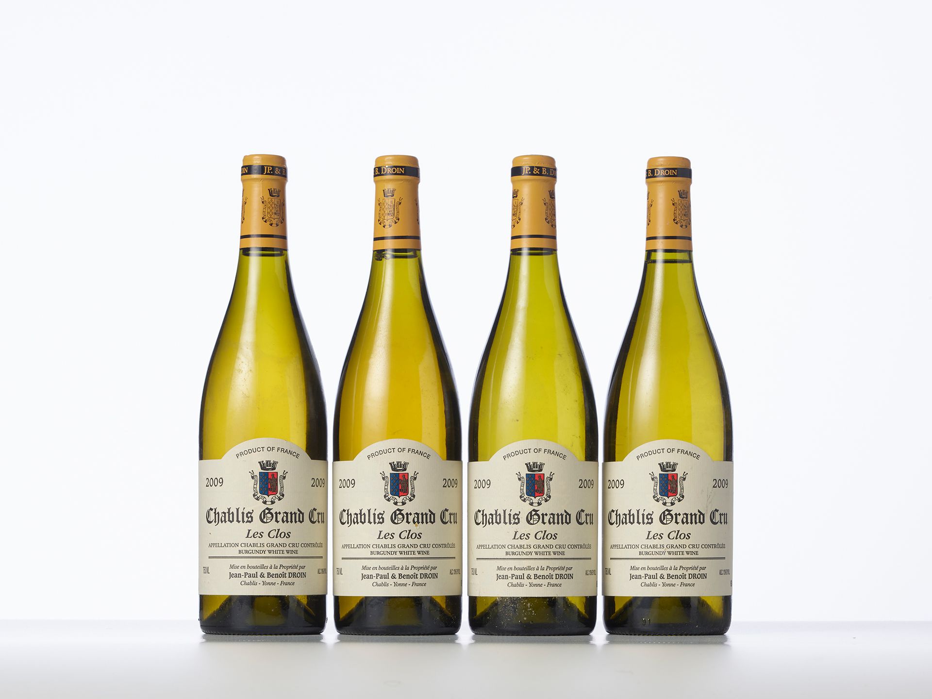 Null 4 Flaschen CHABLIS LES CLOS (Grand Cru) 

Jahr: 2009 

Bezeichnung: Jean-Pa&hellip;