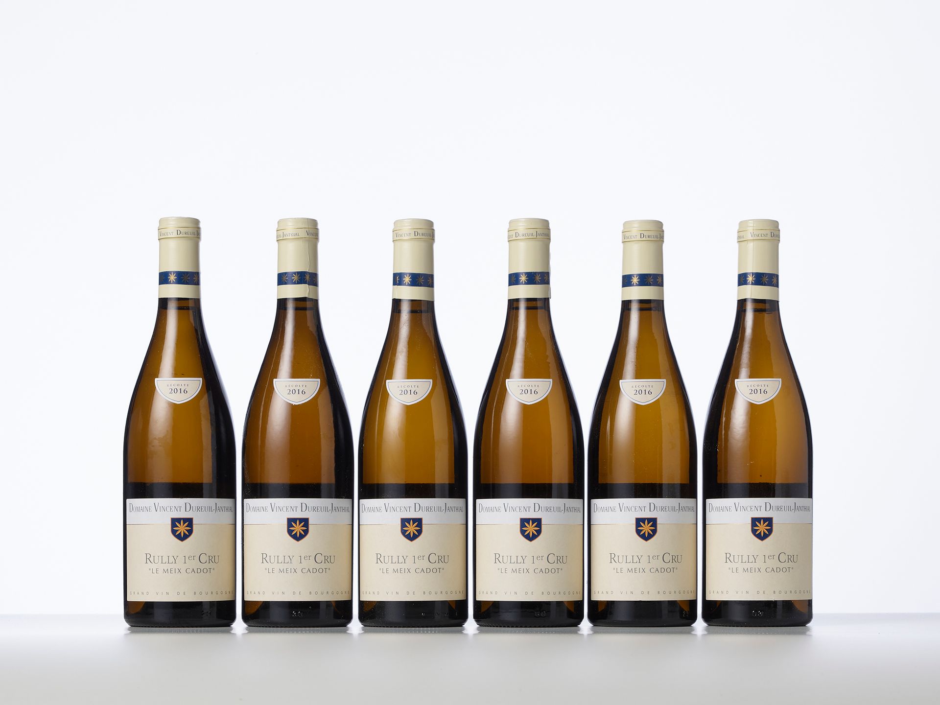 Null 6瓶RULLY LE MEIX CADOT白葡萄酒（1° Cru）。 

年份 : 2016 

产区：Domaine Vincent Dureuil&hellip;