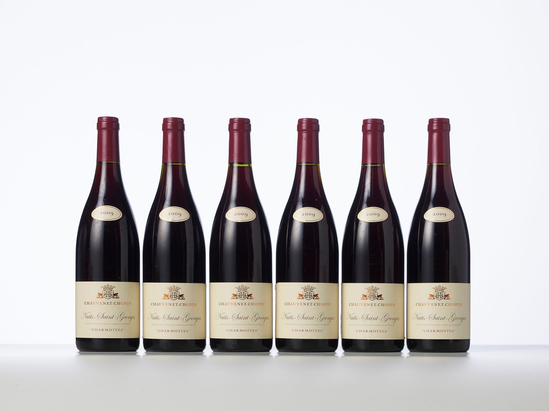 Null 6瓶NUITS-SAINT-GEORGES "CHARMOTTES "酒 

年份：2009年 

产区：Chauvenet-Chopin