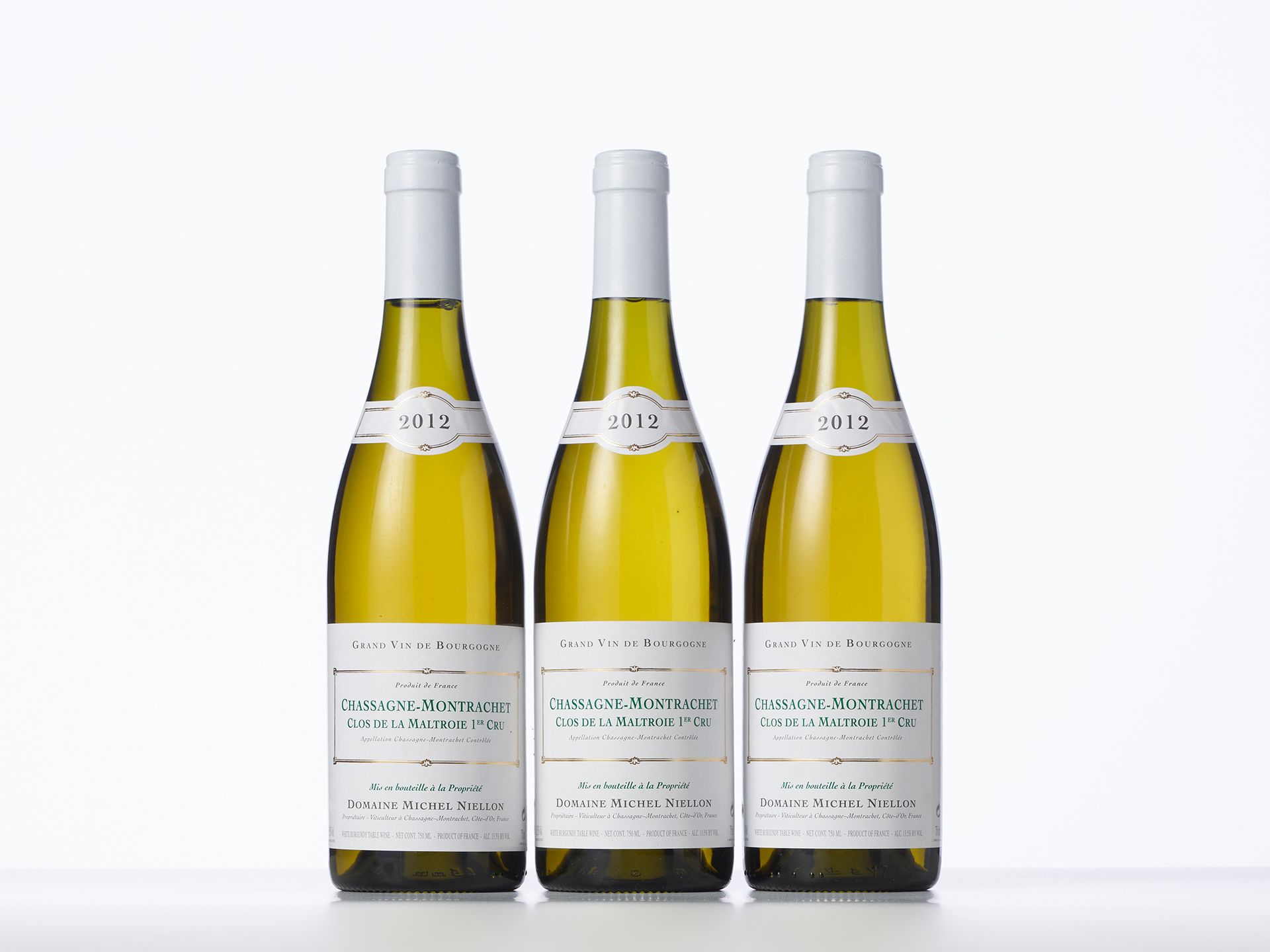 Null 3 bottiglie CHASSAGNE-MONTRACHET CLOS DE LA MALTROIE Bianco (1° Cru) 

Anno&hellip;
