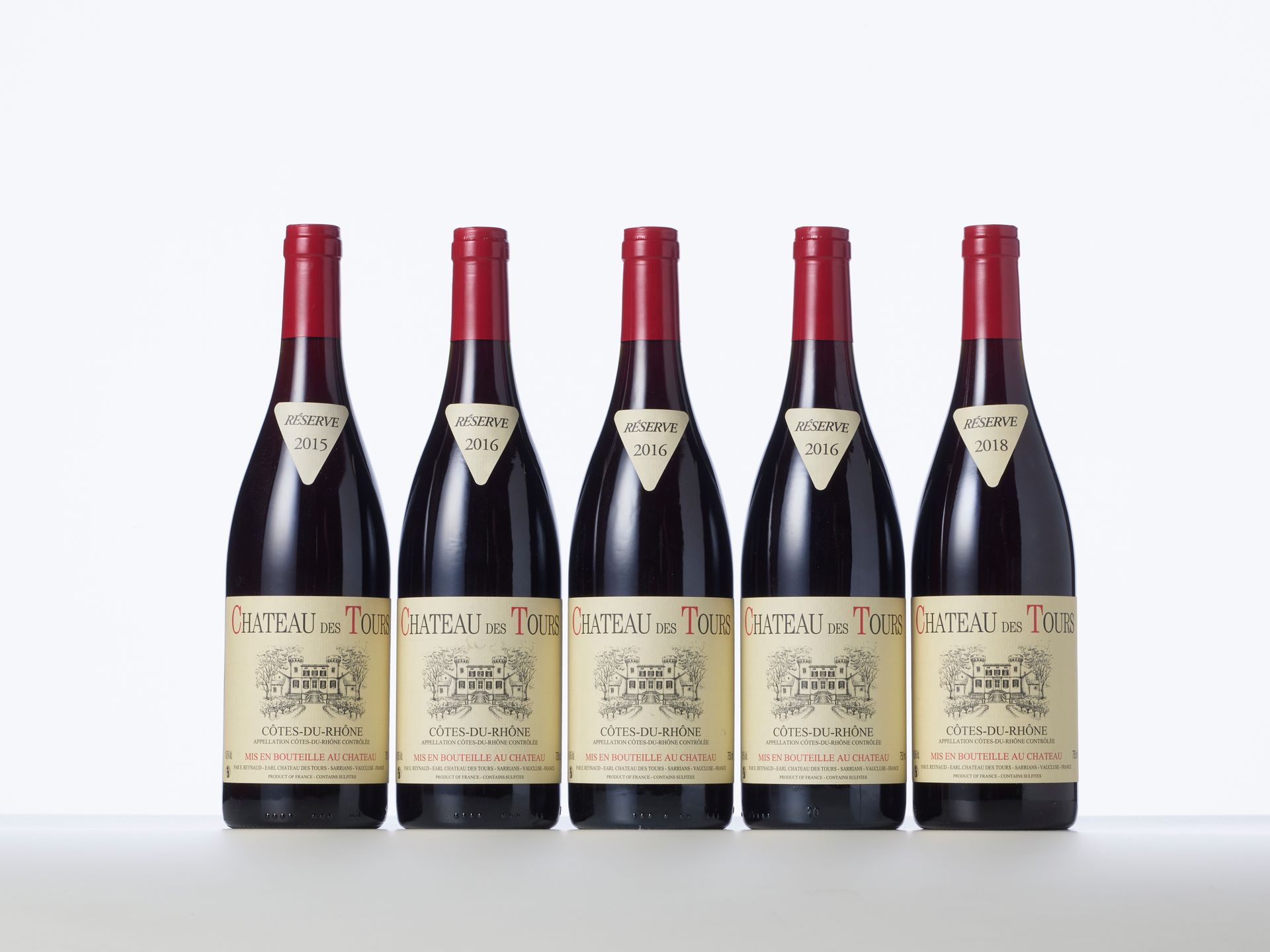 Null 1 Bouteille CÔTES-DU-RHÔNE Rouge 

Année : 2015 

Appellation : Château des&hellip;