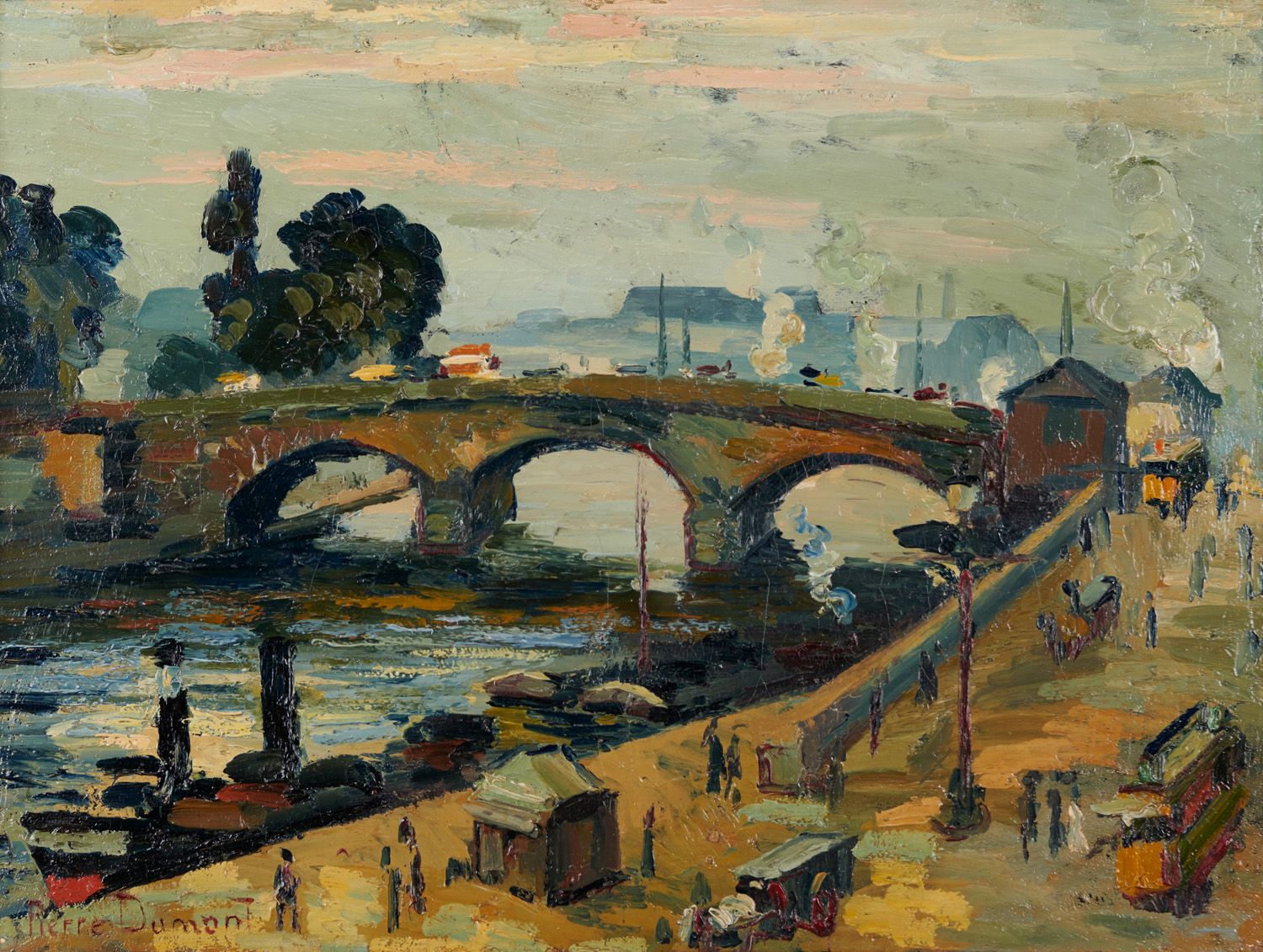Null 
皮埃尔-杜蒙1884-1936




汝南，石桥




布面油画，左下角有签名 




46 x 60