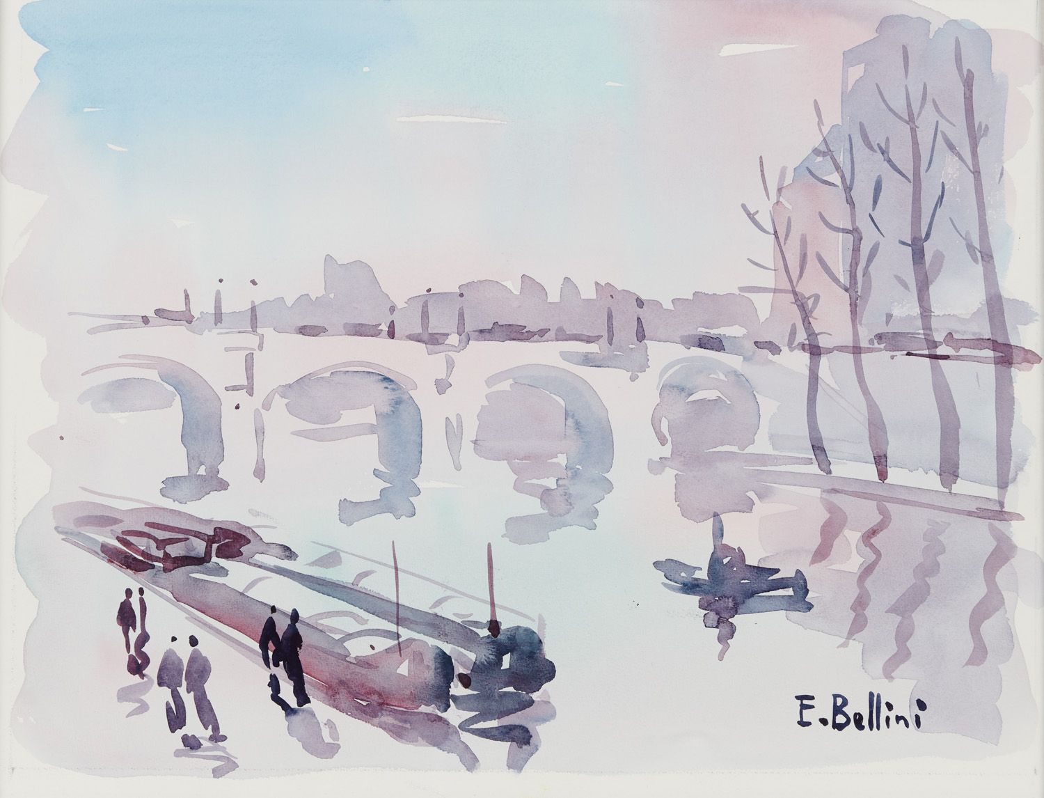 Null Emmanuel BELLINI 1904-1989

PARIGI, BANCHINE DELLA SENNA

Acquerello firmat&hellip;