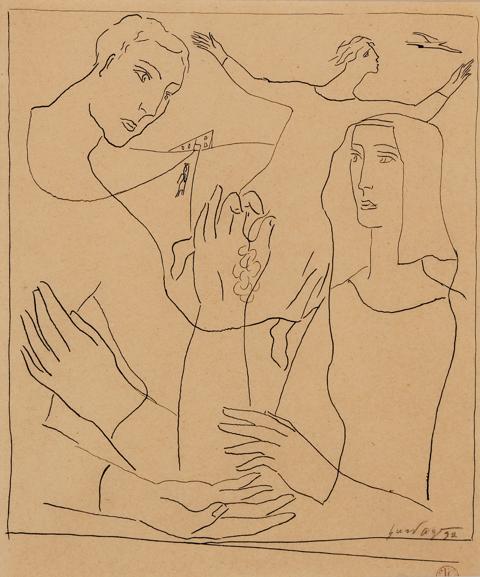 Null Léopold SURVAGE 1879-1968

COMPOSICIÓN, 1932

Dibujo firmado y fechado abaj&hellip;