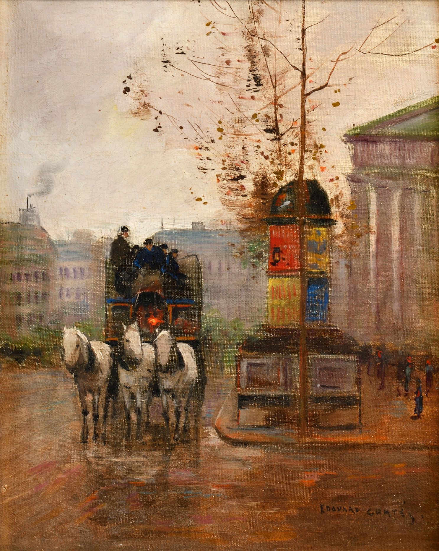 Null Édouard CORTES 1882-1969

CARRIAGE NEAR THE MADELEINE

Oil on canvas signed&hellip;