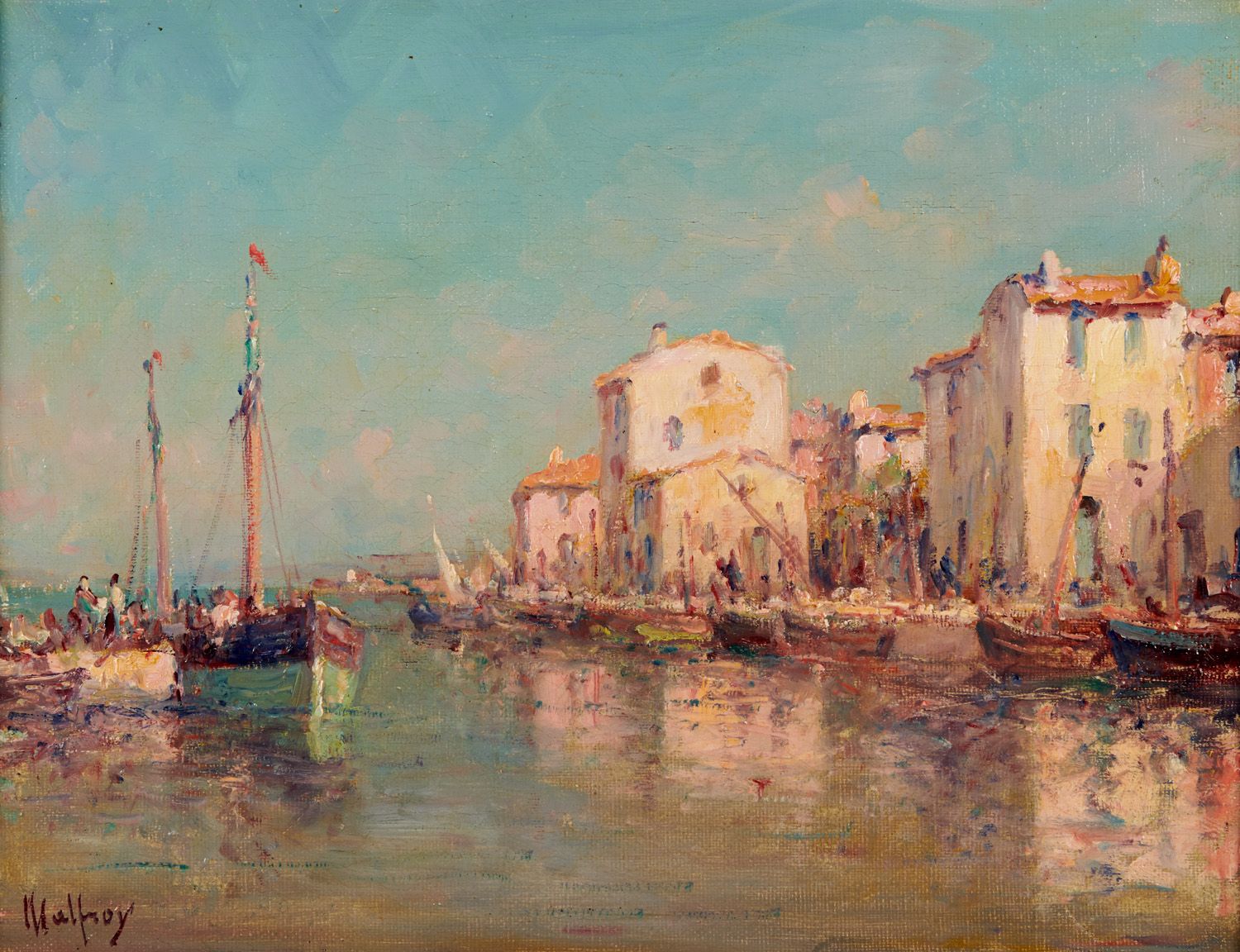 Null Henri MALFROY 1895-1944

DIE MARTIGUES

Öl auf Leinwand, unten links signie&hellip;