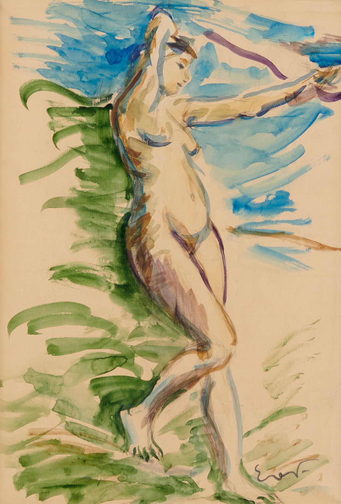 Emile Othon FRIESZ 1879-1949 NAKED WOMAN
Watercolour signed lower right
33 x 22 &hellip;