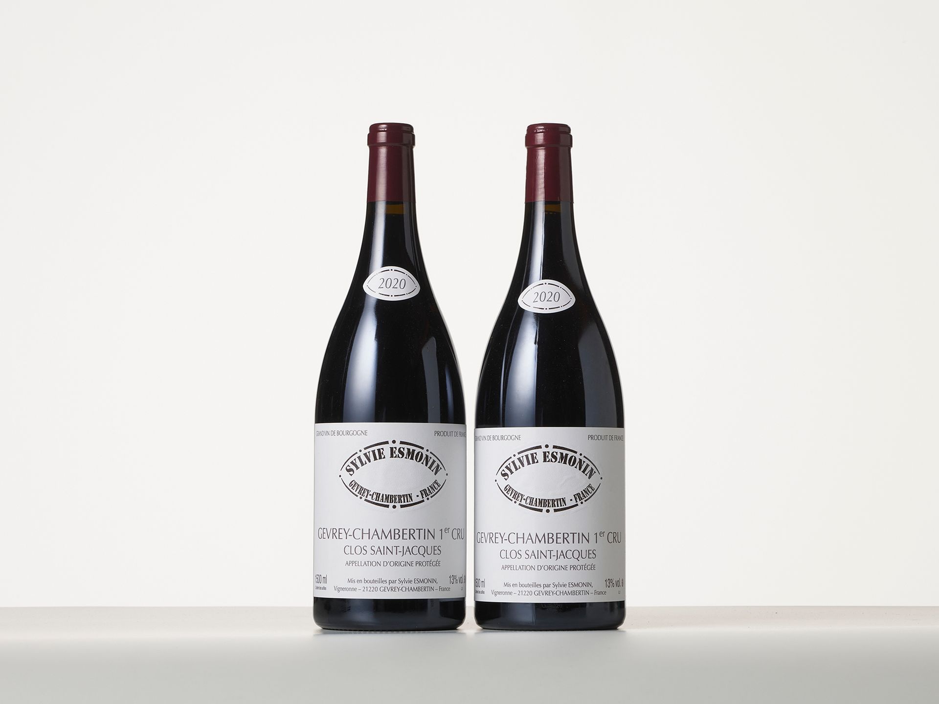 Null 2 Magnums GEVREY-CHAMBERTIN CLOS SAINT-JACQUES (1° Cru) 
Year: 2020 
Appell&hellip;