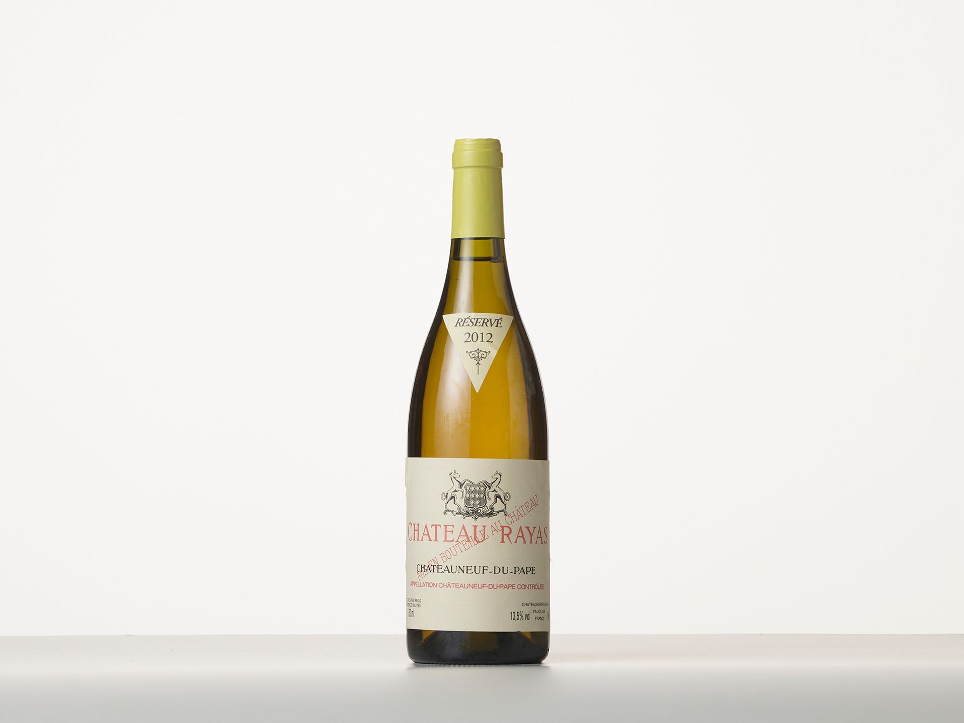 Null 1 Flasche CHÂTEAUNEUF-DU-PAPE Weißwein 
Jahr: 2012 
Bezeichnung: Château Ra&hellip;